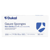 Dukal NonSterile Gauze Sponge, 4 x 4 Inch